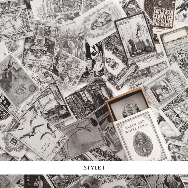 Mr.paper 100pcs/box Vintage Story Kraft Paper Scrapbooking/Card Making/Journaling Project DIY Diary Decoration LOMO Cards