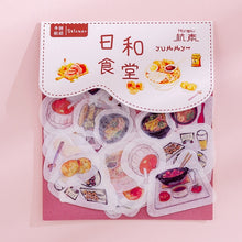 Load image into Gallery viewer, 80 pcs/bag Japanese Stationery Stickers Cute Cat Sticky Paper Kawaii PVC Diary Bear sticker For Decoration Diary Scrapbooking