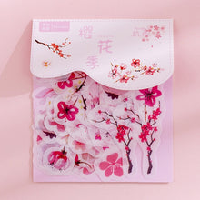 Load image into Gallery viewer, 80 pcs/bag Japanese Stationery Stickers Cute Cat Sticky Paper Kawaii PVC Diary Bear sticker For Decoration Diary Scrapbooking