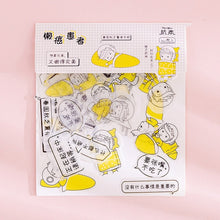 Load image into Gallery viewer, 80 pcs/bag Japanese Stationery Stickers Cute Cat Sticky Paper Kawaii PVC Diary Bear sticker For Decoration Diary Scrapbooking