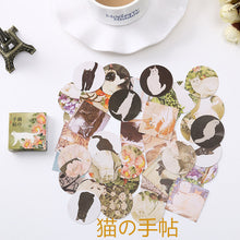 Load image into Gallery viewer, 40 PCS/box Mini Cartoon Paper Sticker Decoration Decal DIY Album Scrapbooking Seal Sticker Kawaii Stationery Gift Material Escol